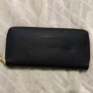 Michael Kors Black Wallet with Gold Accents